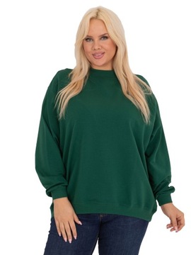 GŁADKA WYGODNA BLUZKA DAMSKA PLUS SIZE - 2XL