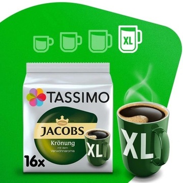 Kapsułki Tassimo zestaw kawy mleczne, Kronung 5+1 opakowanie GRATIS!