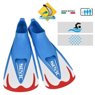 Короткие ласты SEAC TEAM для тренировки ног и ныряния 44-45