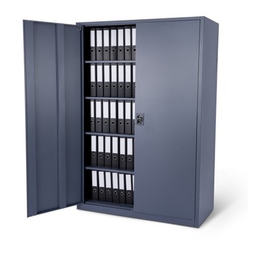 Металлический офисный шкаф для документов, Шкаф для мастерской для гаража, запираемый для папок