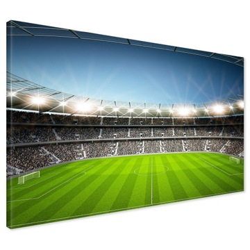 Obraz na płótnie stadion piłka nożna Nowoczesny na ścianę 70x50