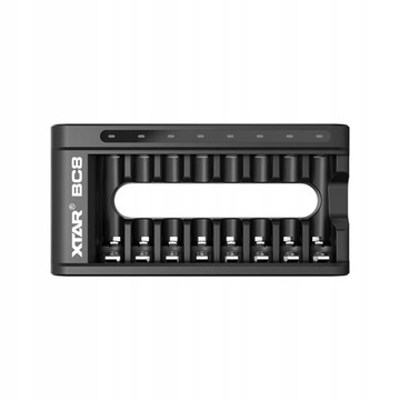 ładowarka XTAR BC8 Ni-Mh 1.2V Li-ion 1.5V AA AAA
