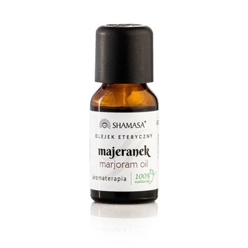 Olejek eteryczny majeranek esencja 100% 15ml SHAMASA