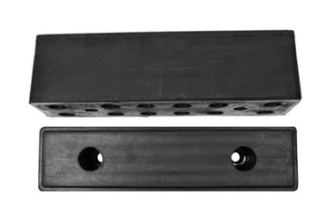 Odbój gumowy dojazdowy zderzak poduszka 35x10x10cm do przyczepy naczepy