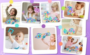 НАБОР ОБРАЗОВАТЕЛЬНЫХ МАГНИТНЫХ БЛОКОВ ИЗ 42 ЭЛ ПАНЕЛЕЙ