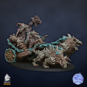 Soothsayer of the Beasts in Chariot - x1 - DL Miniatures - Druk3D