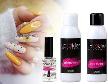 Набор акриловых гелевых ногтей 2х30г Лак с лампой