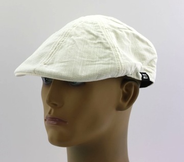 36 $ BLOCK ГОЛОВНОЙ УБОР Мужская плоская кепка белая 58/59 L/XL