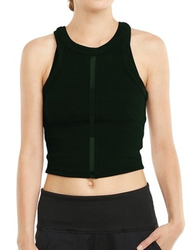 PUMA EXHALE RIB CROP TOP SPORTOWY XS