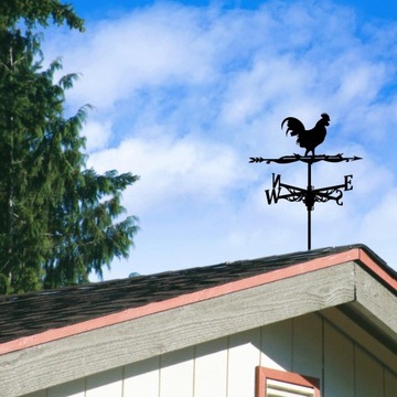 Флюгер для крепления на заборе Флюгер Измерительные инструменты для петухов