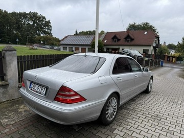 Mercedes Klasa S W220 Sedan 3.2 V6 (320) 224KM 2001 Mercedes S 320 320 benzyna 225 ps 126 tyś km, zdjęcie 2