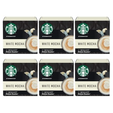 Starbucks Dolce Gusto White Mocha 6x 12 kapsułek