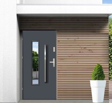 ПОЛЬСКИЕ МЕТАЛЛИЧЕСКИЕ ДВЕРИ PICASSO LUX 100 P, массив дерева