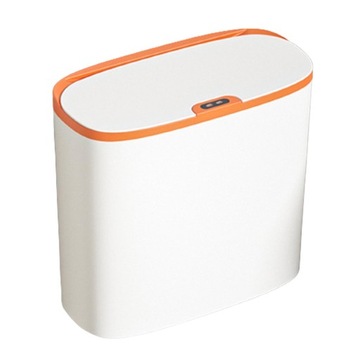 Inteligentny indukcyjny kosz na śmieci Kuchenny kosz na śmieci do biura Living Orange White