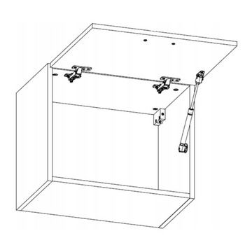 ASPEN G50K Шкаф навесной 50 см под вытяжку, белый глянец