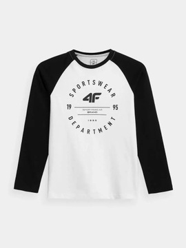 4F KOSZULKA CHŁOPIĘCA BLUZKA Z DŁUGIM RĘKAWEM r. 152