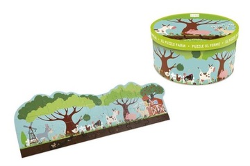 Puzzle Podłogowe Farma Układanka Dla Dzieci 36 el.