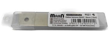 Ostrza wymienne łamane BASIC 18 mm 10szt