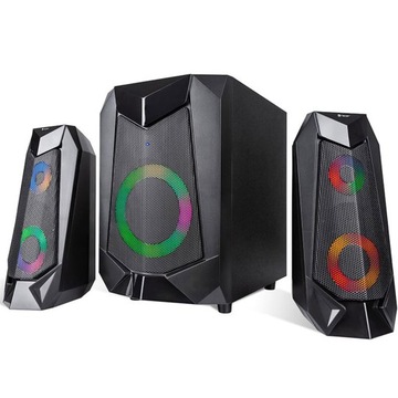 OUTLET - GŁOŚNIKI DO KOMPUTERA 2.1 BLUETOOTH RGB