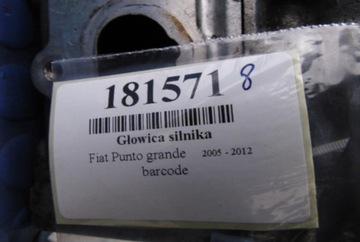 FIAT GRANDE PUNTO HLAVA MOTORU 1.2B