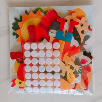 Educational board FELT MAT SET OF FELT FARM BOARDS