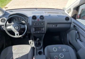 Volkswagen Caddy III Kombi Facelifting 1.6 TDI 102KM 2012 Volkswagen Caddy 1,6 TDI 102 KM, Klimatronik, Navi, Hak, Tempomat, Oplacony, zdjęcie 6