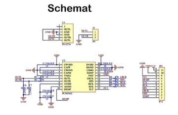 PCM5102A ЦАП I2S Audio RPI ESP32 декодер GY-PCM5102 + кабели