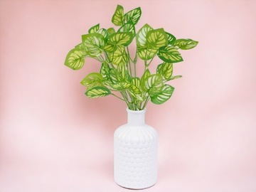 ИСКУССТВЕННЫЕ ЛИСТЬЯ ТРАНДЖ 33см МОДНЫЕ ЛИСТЬЯ ДЛЯ БУКЕТОВ ЗЕЛЕНЫЕ СТЕНЫ