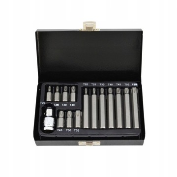 AWTOOLS KOŃCÓWKI TORX 15el Z OTWOREM AW35117BL