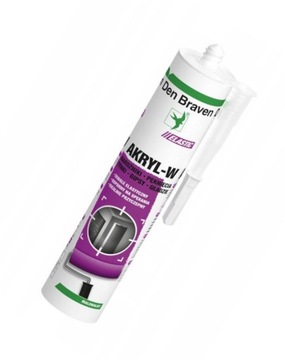 Akryl Uszczelniacz Elastyczny Akrylowy Den Braven Akryl-W BRĄZOWY 280ml