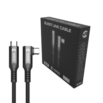 Kabel 5m od VortexVR USB-C do USB-C do Meta Quest Link | do Quest 3, Quest