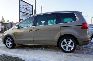 Volkswagen Sharan II Van 2.0 TDI-CR BMT 140KM 2014 Volkswagen Sharan 2.0 TDI CR 140 KM, 4x4, 7osob, Webasto, Biksenon, Hak, G, zdjęcie 5