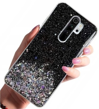 Чехол GLITTER GLITTER для Xiaomi Redmi Note 8 PRO +9H