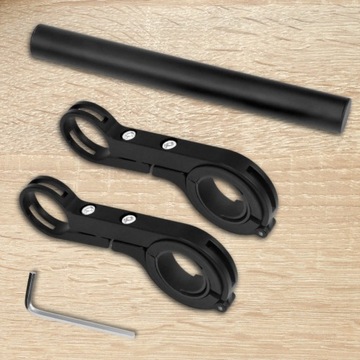 АЛЮМИНИЕВОЕ КРЕПЛЕНИЕ НА ВЕЛОСИПЕДНЫЙ РУЛЬ, УДЛИНИТЕЛЬ ВЕЛОСИПЕДНОГО РУЛЯ