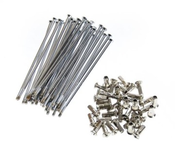 Szprychy nyple Jawa 175 356 chrom 4,0 x 124 36 szt