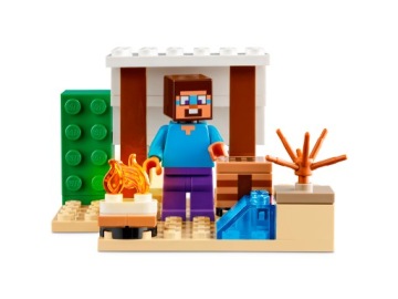 LEGO Minecraft Экспедиция Стива в пустыню 21251 - 75 деталей для детей +6