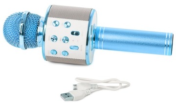 ДЕТСКИЙ БЕСПРОВОДНОЙ ПОРТАТИВНЫЙ МИКРОФОН С BLUETOOTH С ДИНАМИКОМ КАРАОКЕ