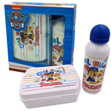 Psi Patrol Bidon aluminiowy 500ml + śniadaniówka