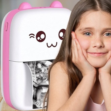 ПОРТАТИВНЫЙ ТЕРМОПРИНТЕР ДЛЯ ФОТОИГРУШЕК + НАБОР 1 РУЛОН XXL