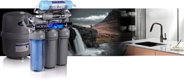 Фильтр для воды осмос ионизатор воды RO RO7 Графит