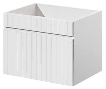 BIAŁA Szafka pod umywalkę WISZĄCA 60 cm Szuflada