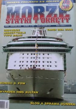 Morze, statki i okręty 4 / 2006 Indyjskie niszczyciele typu Delhi