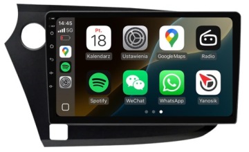 Honda Insight Nejnovější Android Carplay Rádio Navigace