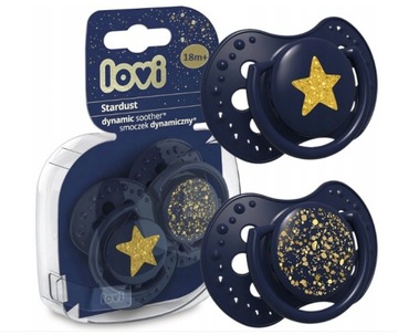 LOVI SMOCZEK DYNAMICZNY 18M+ 2SZT STARDUST BLUE