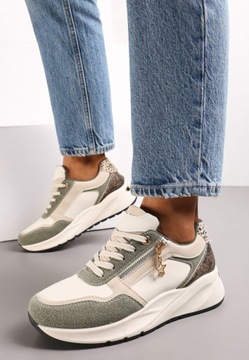 Renee Zielone Sneakersy damskie 37