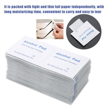 Одноразовые спиртовые салфетки 100 шт.