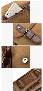 МУЖСКАЯ СУМКА С КЛАПАНОМ И ПРЯЖКОЙ КОРИЧНЕВАЯ ЧЕРНАЯ ВИНТАЖНАЯ СТИЛЬНАЯ СУМКА НА ПЛЕЧО