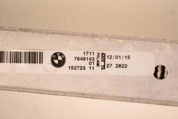 BMW I8 I12 2014 LHD CHLADIČ OLEJE PŘEVODOVKY ŘAZENÍ 7649143
