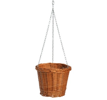 Kwietnik wiszący kosz na kwiaty WISZĄCY WIKLINA