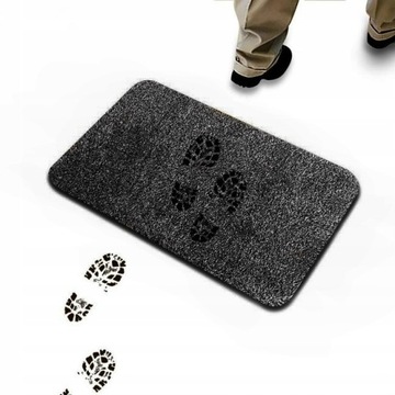 MAGICZNA WYCIERACZKA MATA DO BUTÓW MAGIC STEP MAT dywanik gotowy szara